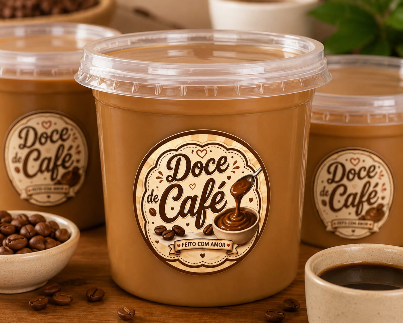 Doce de leite com café