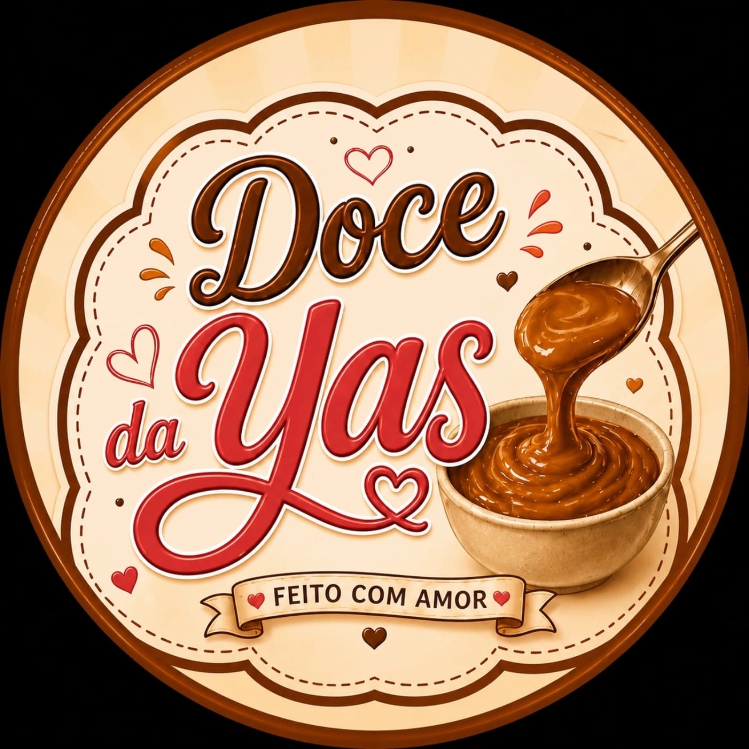 Logo Cantinho Doce da Yas